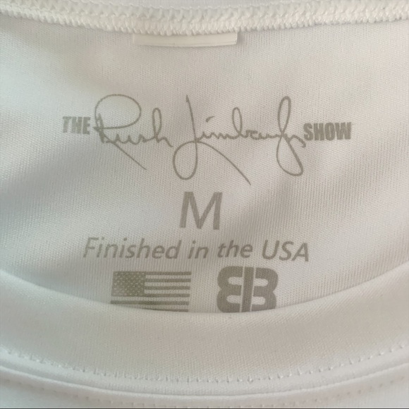 Rush Limbaugh Show Tee Shirt M Betsy Ross American Flag Patriotic ￼ - Picture 3 of 6